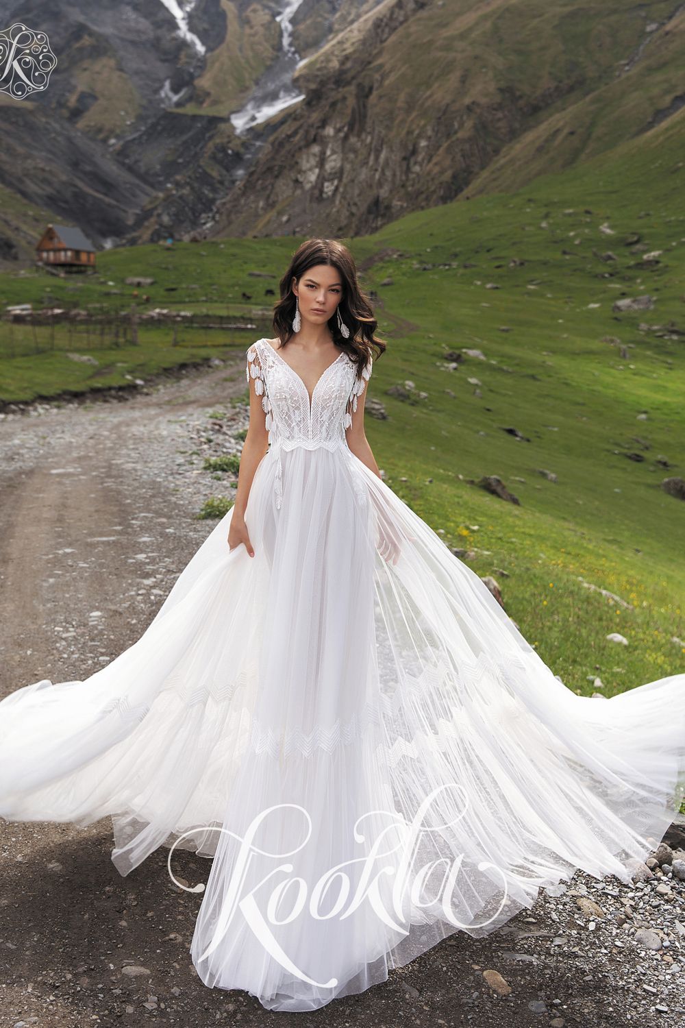 Свадебное платье от бренда Kookla 'Линайз' в стиле - Бохо, рустик