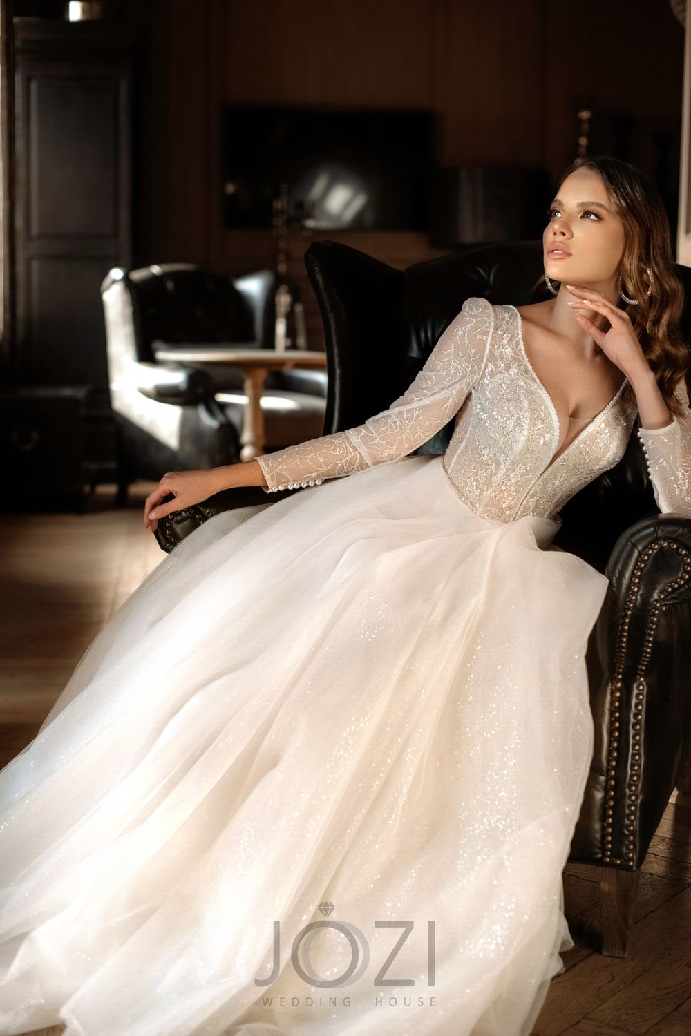 Свадебное платье от бренда Jozi 'Марисабель' в стиле - С рукавами