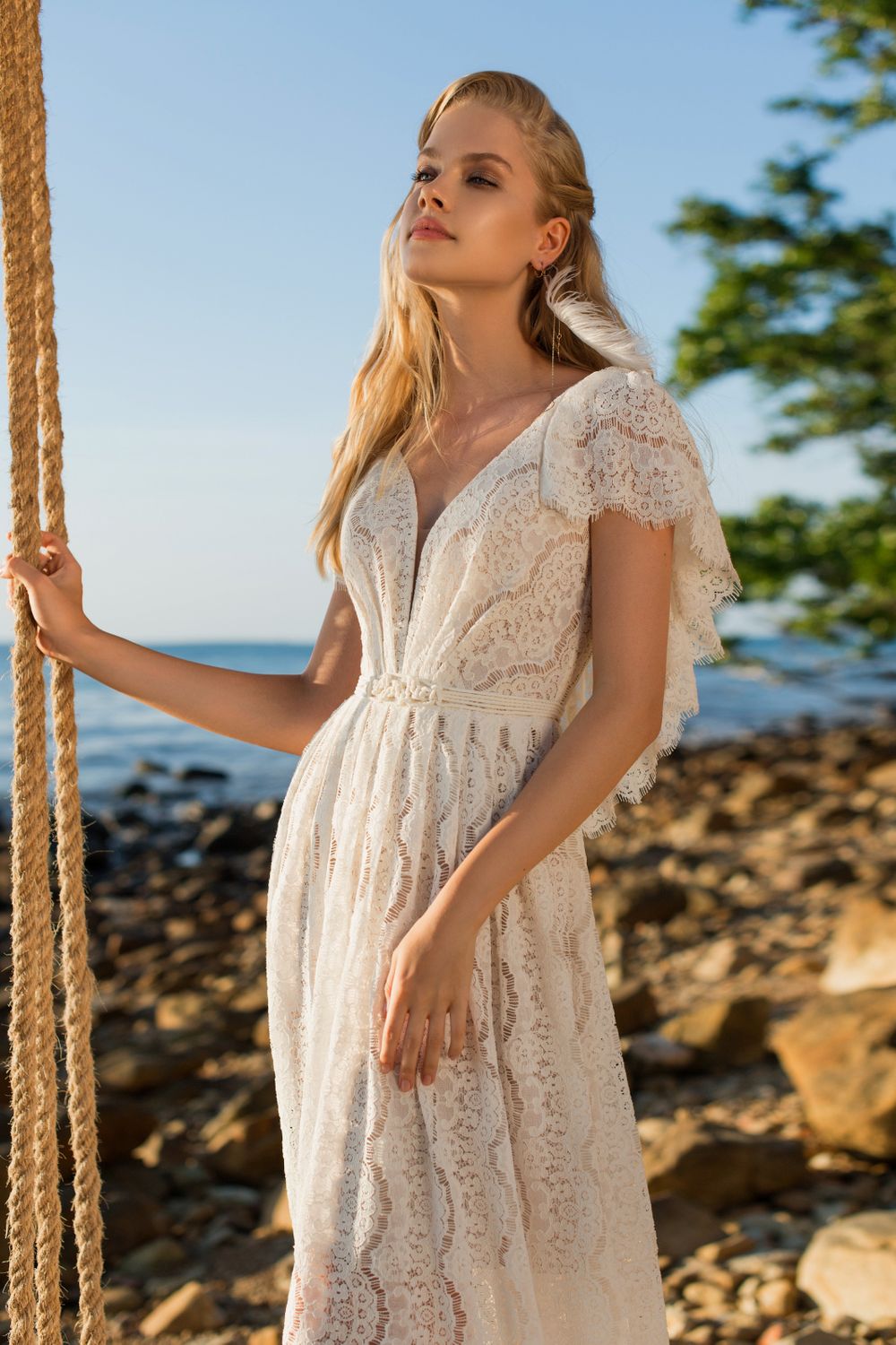 Свадебное платье от бренда Kookla 'Юрэна' пляжное