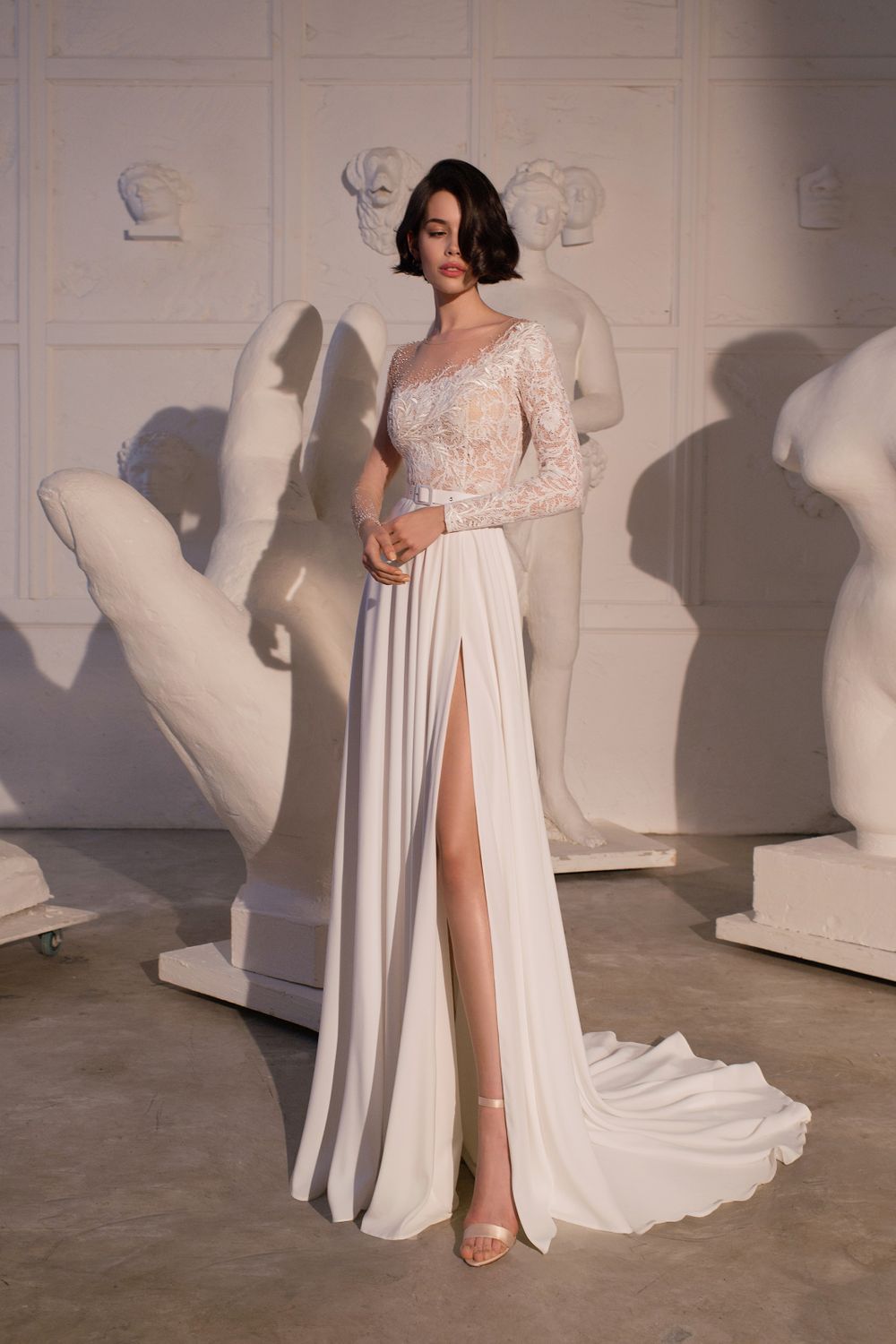 Свадебное платье от бренда Kookla 'Флатти' шифоновое