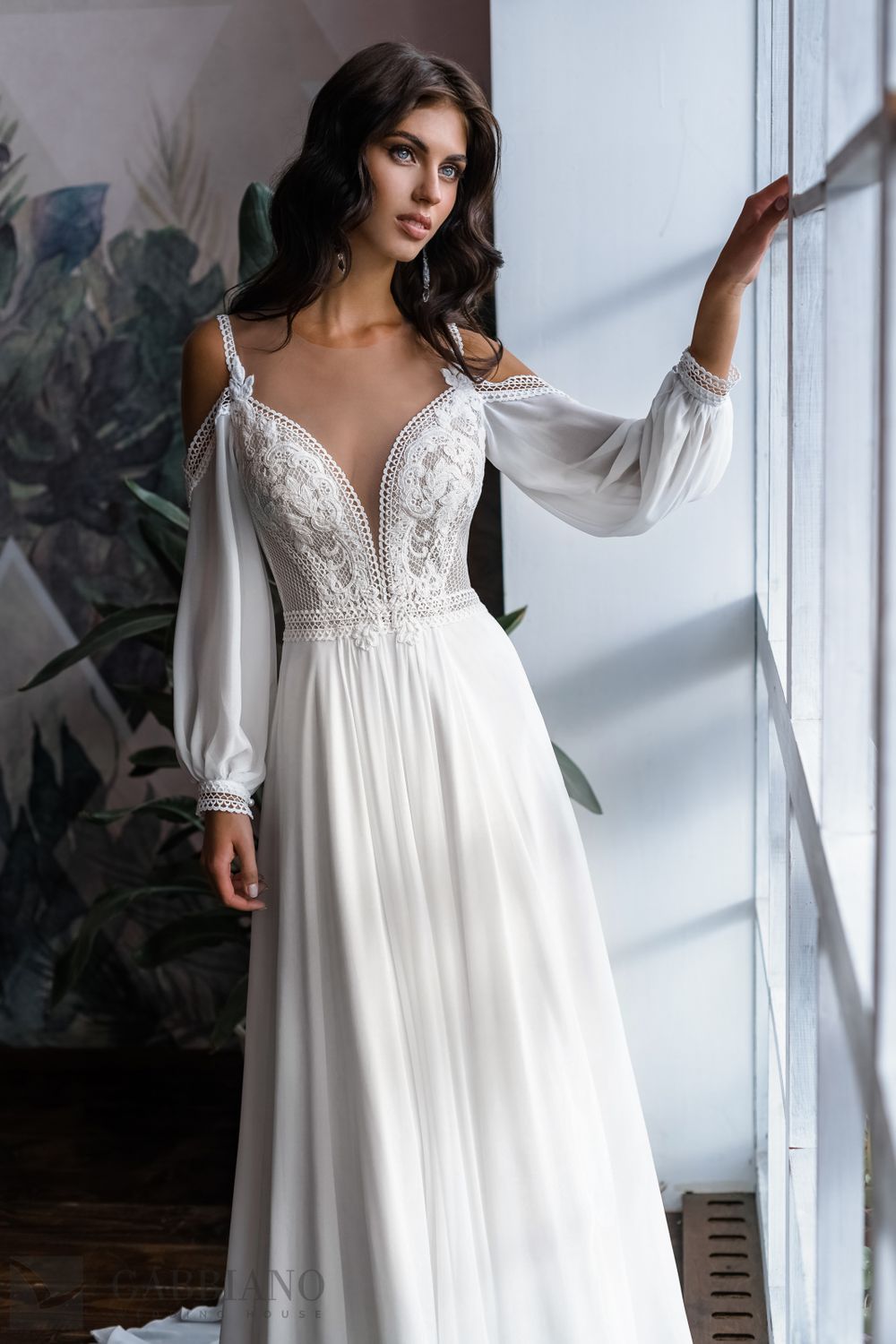 Свадебное платье от бренда Gabbiano 'Милуоки' в Греческом стиле