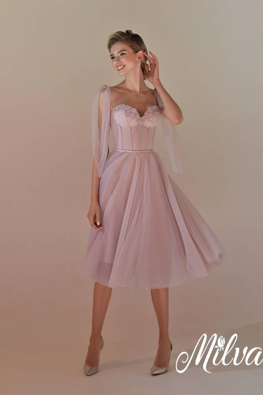 Вечернее платье от бренда Milva
'Симонетта мини'
